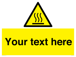 Custom Hot Surface Sign